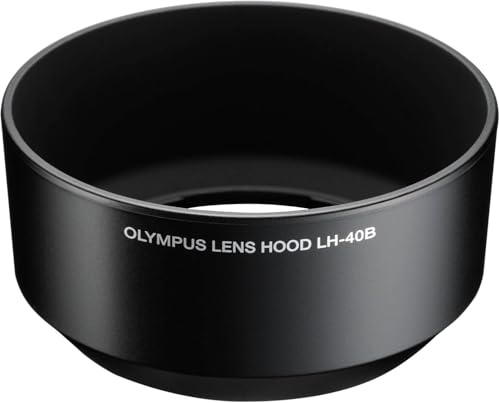 Olympus LH-40B Gegenlichtblende (geeignet für MFT 45 mm) schwarz | Passend für MFT 45 mm Objektiv - schützt vor Streulicht - stilvoll und funktional - Original Olympus Zubehör