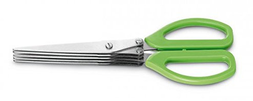 AUSONIA - forbici da cucina multilama per sminuzzare spezie verdure erbe aromatiche erba cipollina prezzemolo