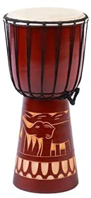 40cm Djembe Trommel Bongo Elefant Anfänger Kinder Guter Klang Fair Trade