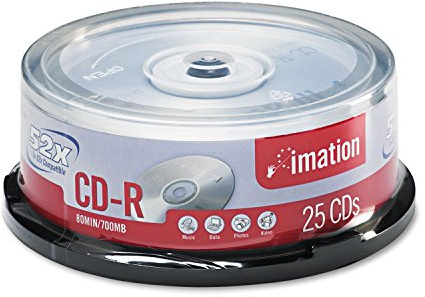 Imation CD-R 52x 25pk Spindle