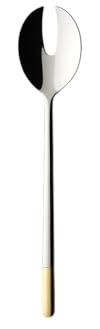 Villeroy & Boch Ella Partially Gold Plated 236 mm Salad Serving Fork