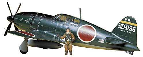 Tamiya 300061018-1:48 WWII Abfangjäger J2M3 Raiden Flugzeug, Navy, S