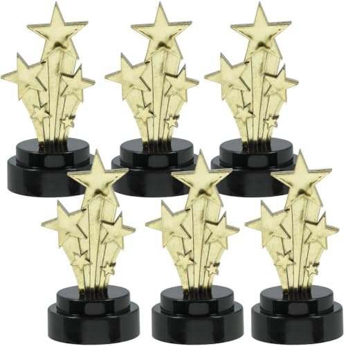 Amscan 397891 - Pokale Hollywood, 6 Stück, Trophäe