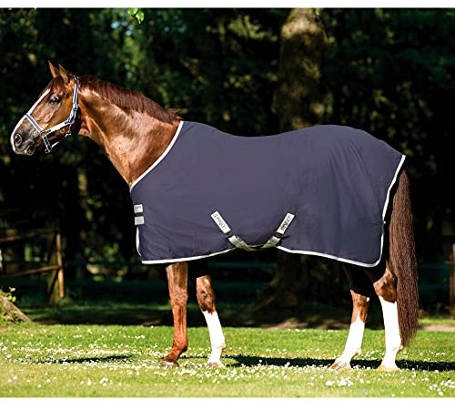 Horseware Amigo Stable Sheet 0 g Navy/Silver, Size: 155