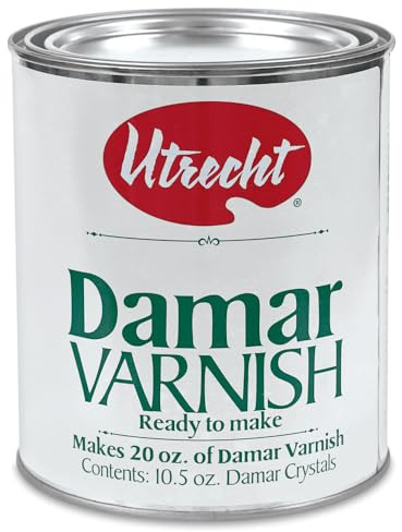 Utrecht Oil Varnish - Ready-to-Make Damar Varnish, 10.5 oz can