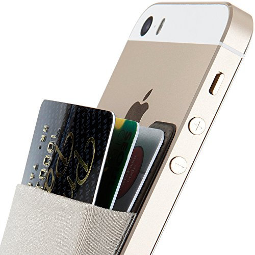Card Holder, Sinjimoru Stick-on Wallet functioning as iPhone Wallet Case, iPhone case with a card holder, Credit Card Wallet, Card Case and Money Clip. For Android, too. Sinji Pouch Basic 2
