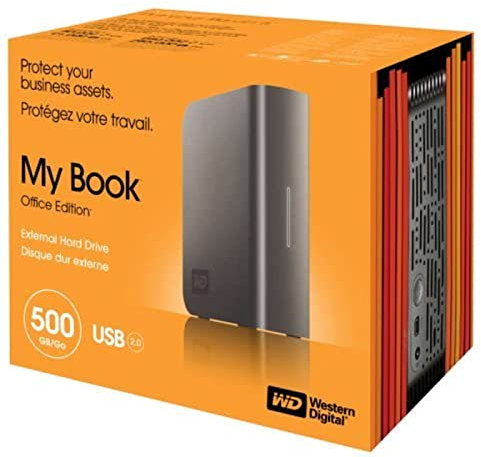 Western Digital My Book Office Edition, 500GB - Disco Duro Externo (500GB, 500 GB, 7200 RPM)