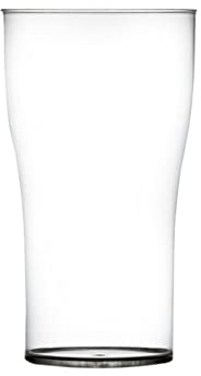 Elite Polycarbonate 2 Pint Tulip Tumbler CE - Set of 18 - Plastic Beer Glasses CE Marked at 2 Pint