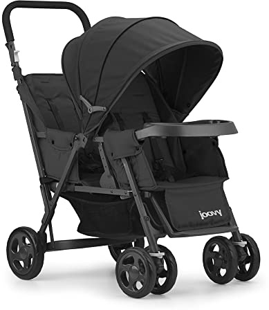 Joovy 8167 Caboose Too Tandem barnvagn, svart