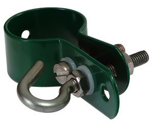 Alberts 655631 Collier pour barres de précontrainte maillage | galvanisé, plastifié, vert | Ø du collier 60 mm