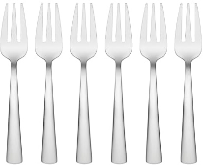 Oneida Set of 6 Cocktail Utensils (Cocktail Forks), Silver