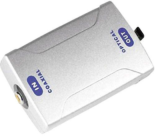 Hama Digital-Konverter, Koax IN/Optical OUT ODT (Toslink), 00042906, Silber