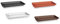 Blim Anthea - Plato Rectangular para macetero (60 cm), Color marrón