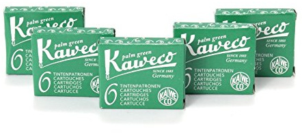 Kaweco 30 Cartuchos de Tinta verde