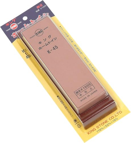 Brynsten japansk slipsten King HT Series K-45 HT-42 Grain #1000 med stativ slipstenar