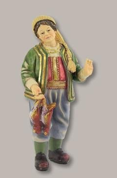 Unbekannt Krippenfiguren Abweisender Wirt geeignet für 12cm Figuren