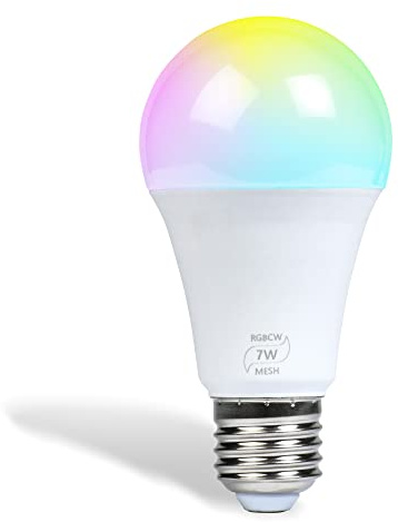 Flux Bluetooth LED Light Bulb - Dimmable Multicolored Color Changing LED Lights - Smart LED Light Bulbs for Home, Office, Parties, Dinners - 110 Volts, 7 Watt (40 Watt Replacement) - E26 Medium Base - Energy Efficient Personal Wireless Lighting - Smartphone Controlled - Works with Apple iPhone, iPad and Android Phone - 100% Money Back Guarantee (TRY RISK FREE!!)