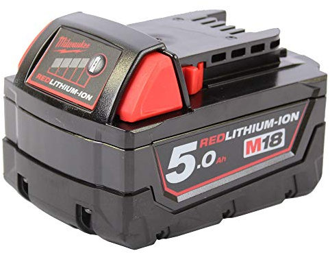 Milwaukee Akku, M18 B5, 18 V/5.0 Ah Red Li-Ion