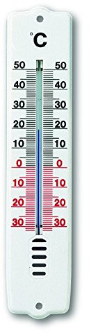 TFA 12.3009 - Termómetro de Interior y Exterior, plástico, Color Blanco