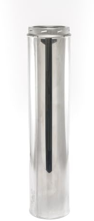 DuraVent 9406CF Stainless Steel 36 Inch Chimney Pipe with Carton Filler with 6 Inch Inner Diameter