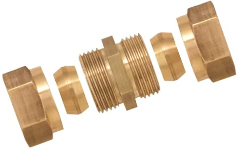 Boutté 3158567 Raccord bicône laiton égal 20x27 Tube Ø16