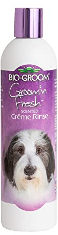 BIO-GROOM - Groom 'n Fresh - Duftende Hundespülung - Entfernt Verfilzungen und kontrolliert fliegendes Haar - Beseitigt Gerüche - Frei von Parabenen - 355 ml