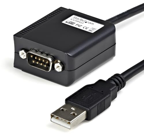 StarTech Cable Adaptador USB a Serie RS422/485 DB9 1,8m (ICUSB422) | 1 puerto DB9, Retencion de puerto COM, Chipset FTDI, Alimentado por USB