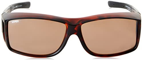 Uvex ultra spec l - Sportbrille für Damen und Herren -100% UVA-, B, C Schutz - druckfreier Sitz & perfekter Halt - havanna/brown - one size