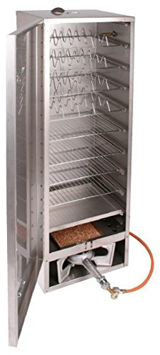 Smoki - Horno para ahumar (150 x 39 x 33 cm, acero inoxidable)