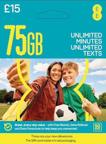 EE 4G PREPAID Sim Karte Everything Packung