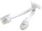 Vivanco 4-adriges Telefonhörer Spiralkabel 2,2 m, (RJ 10 Stecker - RJ 10 Stecker) schwarz