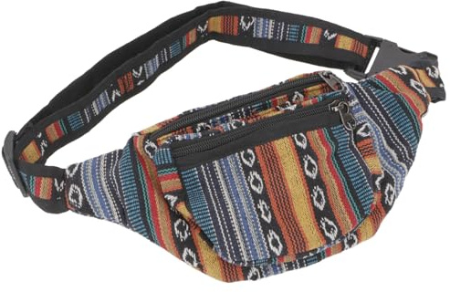 GURU SHOP Ethno Sidebag & Gürteltasche, Hüfttasche - Modell 7, Unisex - Erwachsene, 14x22x6 cm