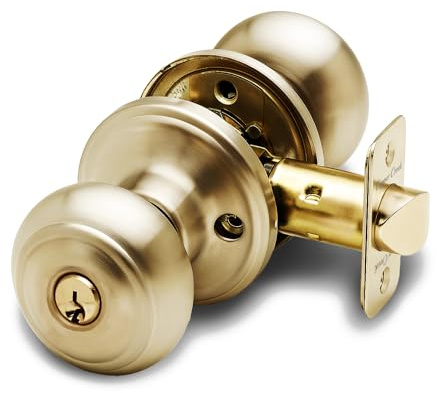 Copper Creek CK2040PB Colonial Entry Door Knob