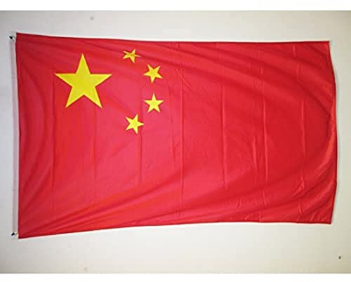 AZ FLAG Drapeau Chine 150x90 cm Drapeau Chinois Maille Bloquée 2 Œillets