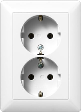 Jung AS5020KIUWW Schuko -Steckdose 2-Fach