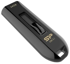 Silicon Power Blaze B21 Unidad Flash USB 32 GB USB Tipo A 3.0 (3.1 Gen 1) Negro - Memoria USB (32 GB, USB Tipo A, 3.0 (3.1 Gen 1), Deslizar, 8,93 g, Negro)