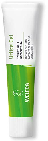 Weleda Urtica Gel, gel dopopuntura a base di Urtica urens e Arnica montana, lenisce e rinfresca la pelle in caso di punture di insetto, meduse o scottature solari (1X25 g)