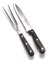 FranquiHOgar Juego de trinchado CONTINENTAL - Cuchillo y tenedor de trinchar de acero