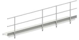 Layher Seitenschutz für Alu-Steg 600 Länge 4,75 m