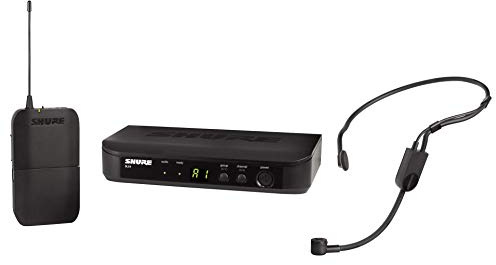 Shure BLX14/P31 per oratori, artisti e presentazioni Durata batteria 14 ore, raggio 100m Include microfono cuffia PGA31, ricevitore singolo canale Banda K14 Microfono wireless UHF