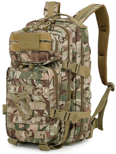 Kombat Small Molle Assault 28 Ltr Day Pack Back BTP Multicam Style