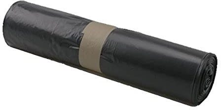 Blanc HYGIENIC Qualitäts-Müllbeutel – Müllsack 120 Liter, 10x 25 Stück auf Rolle, Mülleimerabfallbeutel 38 my, Typ 60, reißfest, für Küche und Büro, 250 Beutel, Grau