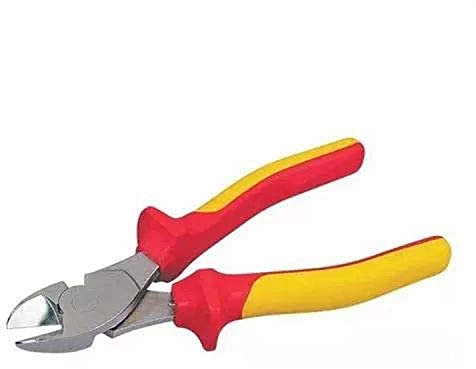 STANLEY 0-84-003 Pince Coupante Diagonale 175 Mm Gamme FATMAX - Poignée Bi Matière 1000V - Tête Chromé Inoxydable - Taillants Trempés Haute Fréquence - Normes En 60900, Iec/CEI 900, Vde 0680
