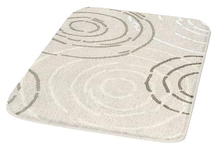 Kleine Wolke Splash Badteppich, Polyacryl, 60 x 90 cm, Sand 5518289556
