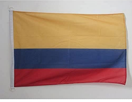 AZ FLAG Bandera de Colombia 90x60cm Uso Exterior - Bandera Colombiana 60 x 90 cm Anillos