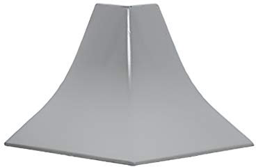 DQ-PP WINKELLEISTE AUßENECKE – Aluminium – 23 x 23mm – PVC – Küchenleiste Arbeitsplatte Abschlussleiste Leiste Küche Küchenabschlussleiste Wandabschlussleiste Tischplattenleisten