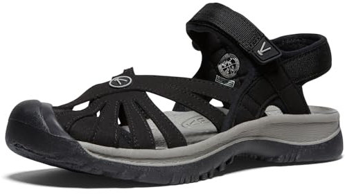 KEEN Ros dam Sandaler, Svart neutral grå, 39.5 EU