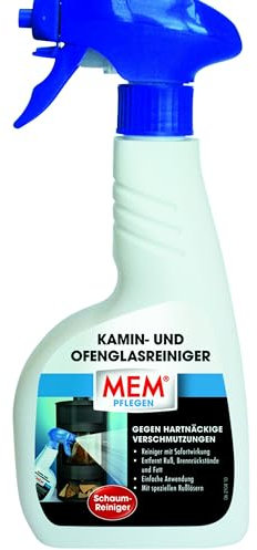 MEM Kamin- und Ofenreiniger, Gebrauchsfertiger Schaumreiniger, Mit Sofortwirkung, Gegen hartnäckige Verschmutzungen, 500 ml, Klar