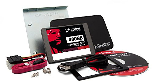 Kingston KC300 Unità a Stato Solido Interne SSDNow Aziende 480 GB, 2.5 SSD, con Kit per PC/Portatile
