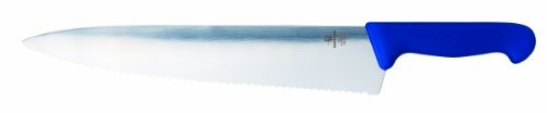 Couteau poissonnier professionnel. Lame en acier inoxydable. Manche ABS 3 rivets.